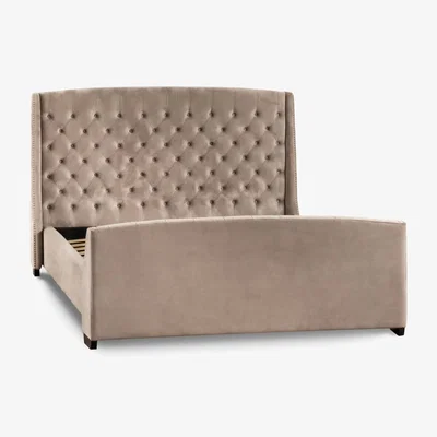 Olivia's Hill Interiors Chelsea Button Pressed King Size Bed