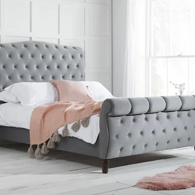 Olivia's Olivia's Colten Bed in Grey / Kingsize