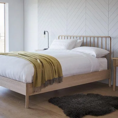 Olivia's Gallery Interiors Wycombe Spindle Bed | Outlet / King / Natural