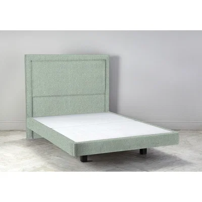 Perch and Parrow Hover 5' King Size Bed Frame in Thyme Green