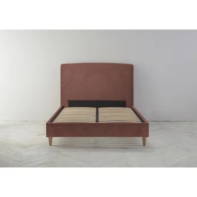 Perch and Parrow Ted 5' King Bed Frame in Cinnamon Latte