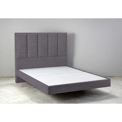 Perch and Parrow Waft 5' King Size Bed Frame in Violet Leaf