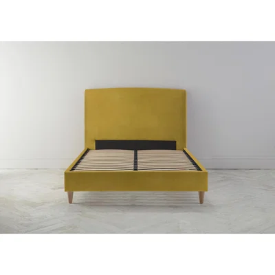Perch and Parrow Ted 5' King Bed Frame in Summer Buttercup