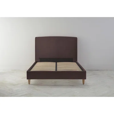 Perch and Parrow Ted 5' King Bed Frame in Dark Grape