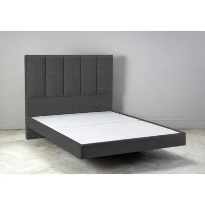 Perch and Parrow Waft 5' King Size Bed Frame in Crow Black