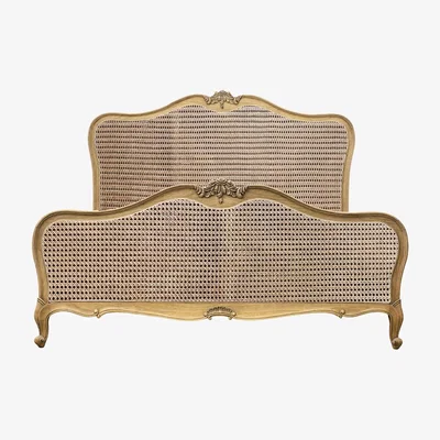 Perch and Parrow Opera King Size Bed Frame in Natural Wood