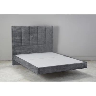 Perch and Parrow Waft 6' Super King Size Bed Frame in Rhino Grey
