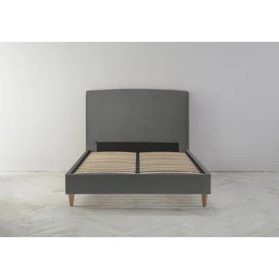 Perch and Parrow Ted 5' King Ottoman Bed Frame in Dusky Grey