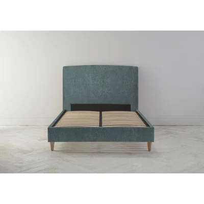 Perch and Parrow Ted 5' King Ottoman Bed Frame in Turtle Green