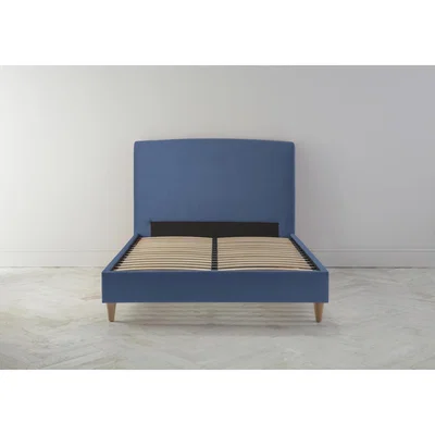 Perch and Parrow Ted 5' King Bed Frame in Oxford Blue
