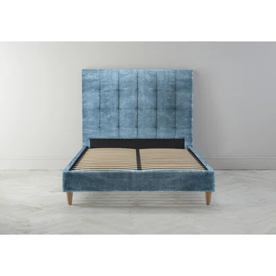 Perch and Parrow Hopper 5' King Ottoman Bed Frame in Viridian