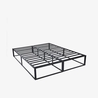 The Range Musel King Size Metal Bed Frame 160 x 200 cm - Black