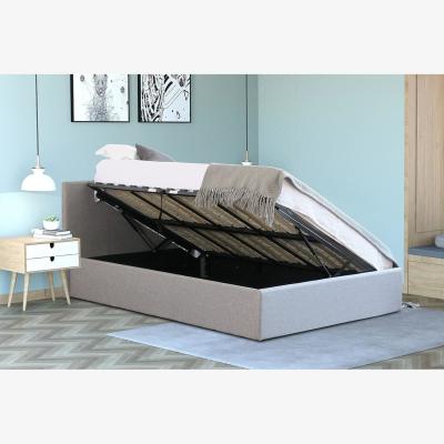 The Range Side Lift Ottoman Storage Bed Grey - Grey / No / King
