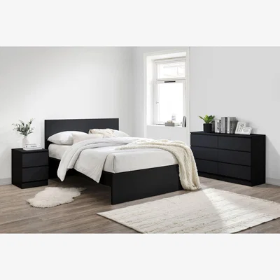 The Range Oslo King Bed - Black
