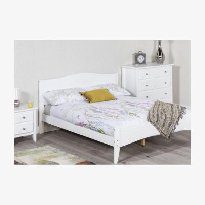 The Range Lauren White Wooden Slatted Bed Frame(5FT King)  - white