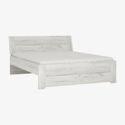 The Range Marbel Bed Frame - White Craft Oak / King