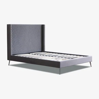 The Range Vanessa Bed - Grey / King
