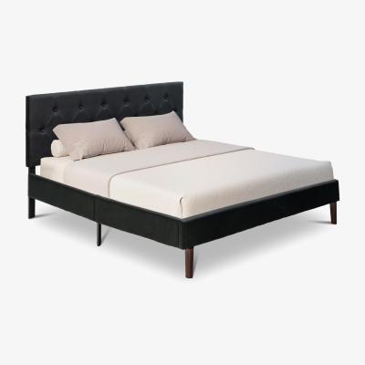 The Range Costway King Size Bed Frame-Black - Black