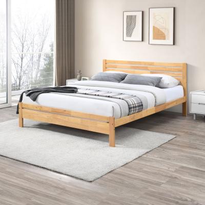 The Range Dylan Solid Rubber Wood King Size Bed Frame - Walnut