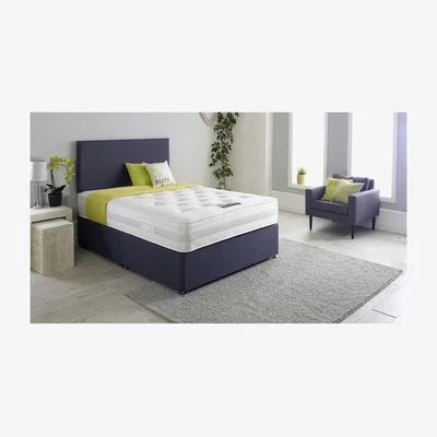 The Range Georgia Divan Bed - Grey / King