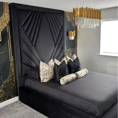 The Range Solia Plush Bed Frame - Steel / King