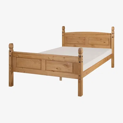 The Range Corona King Size High End Bed Frame - Antique Wax