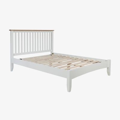 The Range Ashford  Wooden Bed - Pure White / King