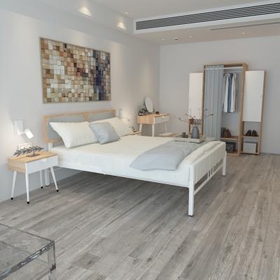 The Range Krell UK-King Bed Frame and Headboard - White, Sonomo