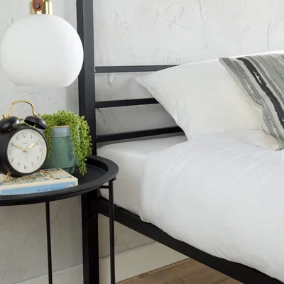 The Range Sierra Four Poster Metal Bed Frame - Black / King