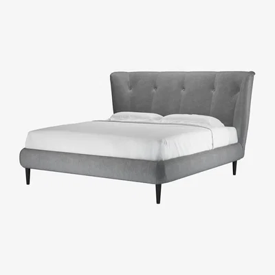Sofa.com Audrey Super King Bed in Thatch Smart Velvet - sofa.com