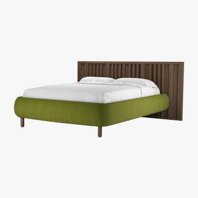 Sofa.com Florence King Bed in Vine Leaf Organic Smart Cotton