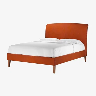 Sofa.com Thea King Bed in Moroccan Spice Smart Velvet - sofa.com