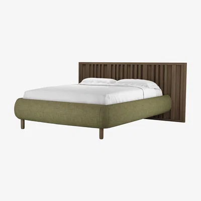 Sofa.com Florence King Bed in Thyme Florence Textured Weave