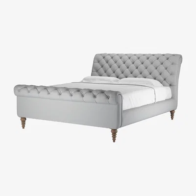 Sofa.com Knightsbridge Super King Bed in Graphite Smart Cotton - sofa.com