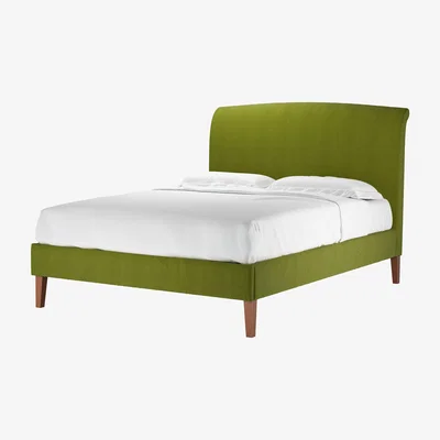 Sofa.com Thea King Bed in Vine Leaf Organic Smart Cotton