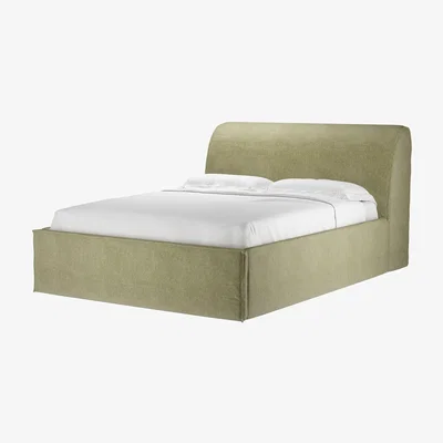 Sofa.com Charlie King Ottoman Bed in Urban Nature Brushstroke - sofa.com