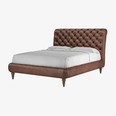 Sofa.com Knightsbridge (No Footboard) King Bed in Satchel Vintage Leather - sofa.com