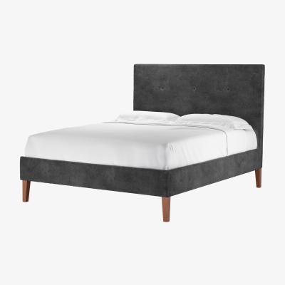 Sofa.com Avery 130cm King Bed in Raven Speckled Chenille