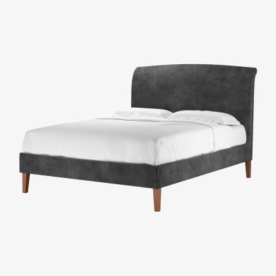 Sofa.com Thea King Bed in Raven Speckled Chenille