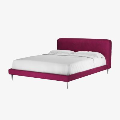 Sofa.com Lucy King Bed in Persian Rose Smart Velvet