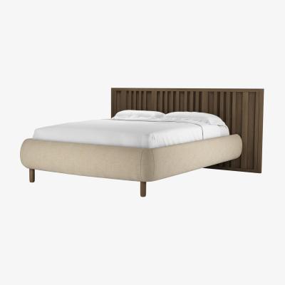 Sofa.com Florence King Bed in Shearling Hygge Chunky Weave