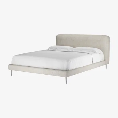 Sofa.com Lucy King Bed in Oyster Luxe Boucle - sofa.com