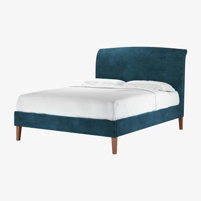 Sofa.com Thea King Bed in Mineral Mist Speckled Chenille