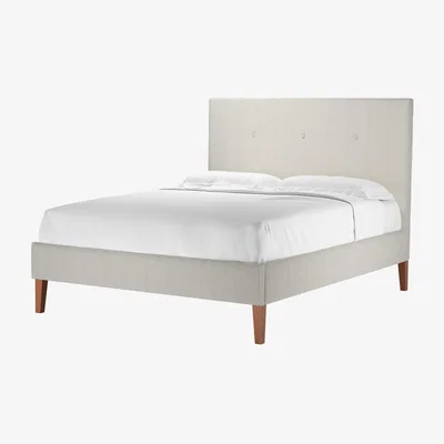 Sofa.com Avery 130cm King Bed in Clay House Herringbone Weave - sofa.com