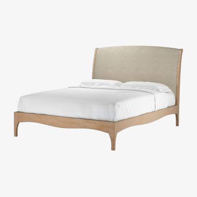 Sofa.com Emilia King Bed in Pampas Hygge Smart Linen