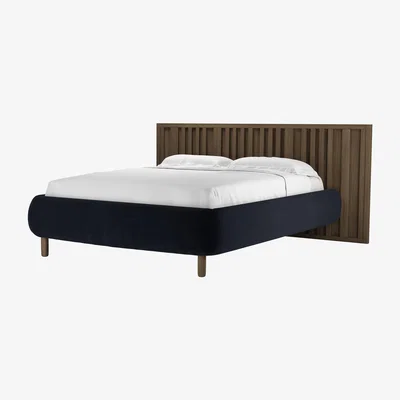 Sofa.com Florence King Bed in Pitch Smart Cotton - sofa.com