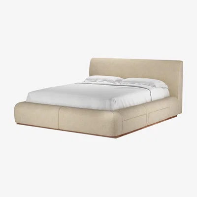 Sofa.com Sunday King Divan Bed in Shearling Hygge Chunky Weave