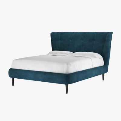 Sofa.com Audrey King Bed in Mineral Mist Speckled Chenille