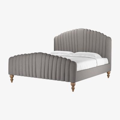 Sofa.com Bella Super King Bed in Pigeon Grey Easy Cotton - sofa.com