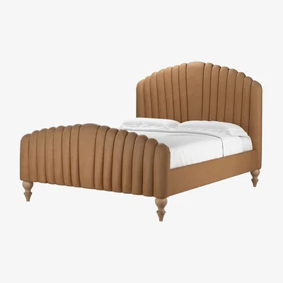 Sofa.com Bella King Bed in Saddle Antique Leather - sofa.com